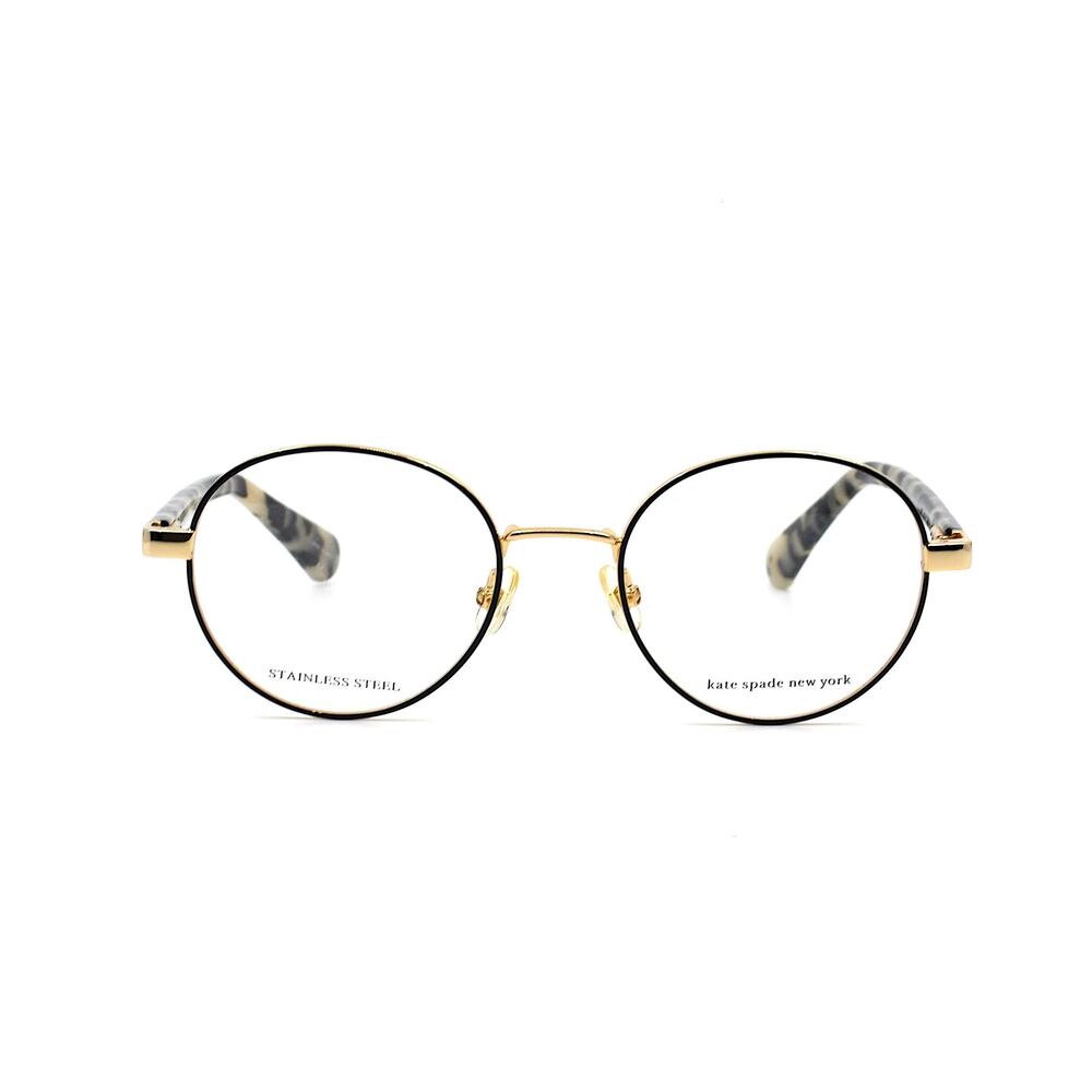 NEW KATE SPADE MARCIANN RHL GOLD/BROWN AUTHENTIC EYEGLASSES FRAME - Picture 3 of 10